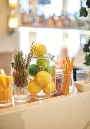 Restaurant arboré (comptoir)