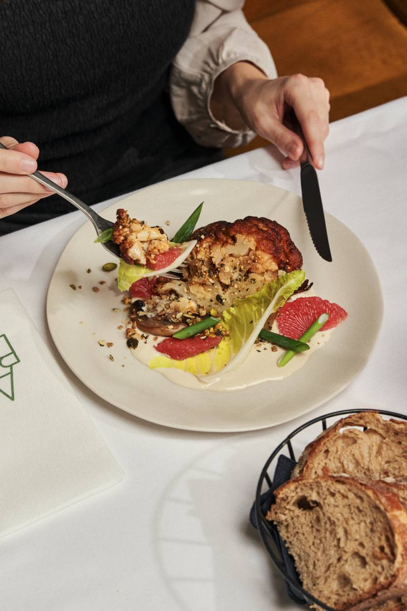 Chou fleur rôti aux épices